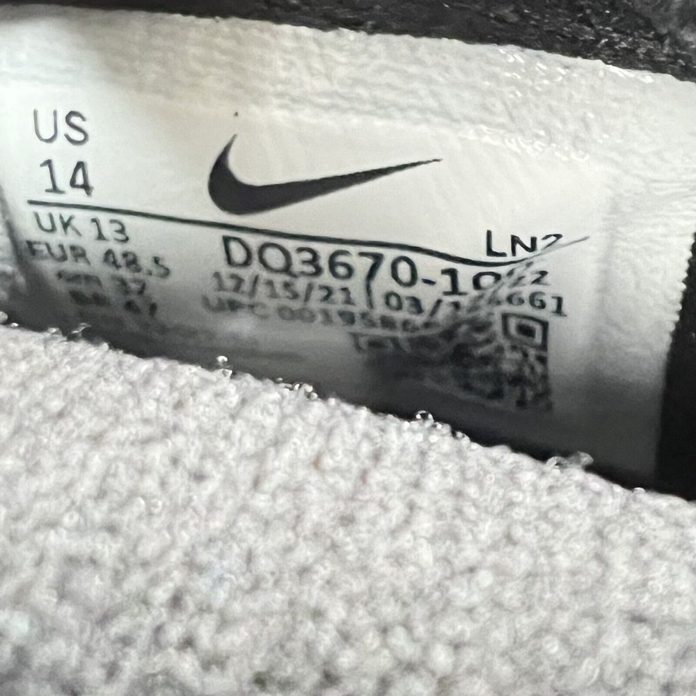 Nike Vapor Edge Pro 360 White Black Pure Platinum DQ3670 100 Men's Size 14 - Picture 10 of 10
